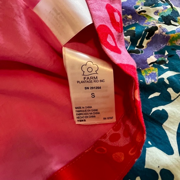 nwt farm rio 'octocool' sleeveless open back crop top - Picture 7 of 8